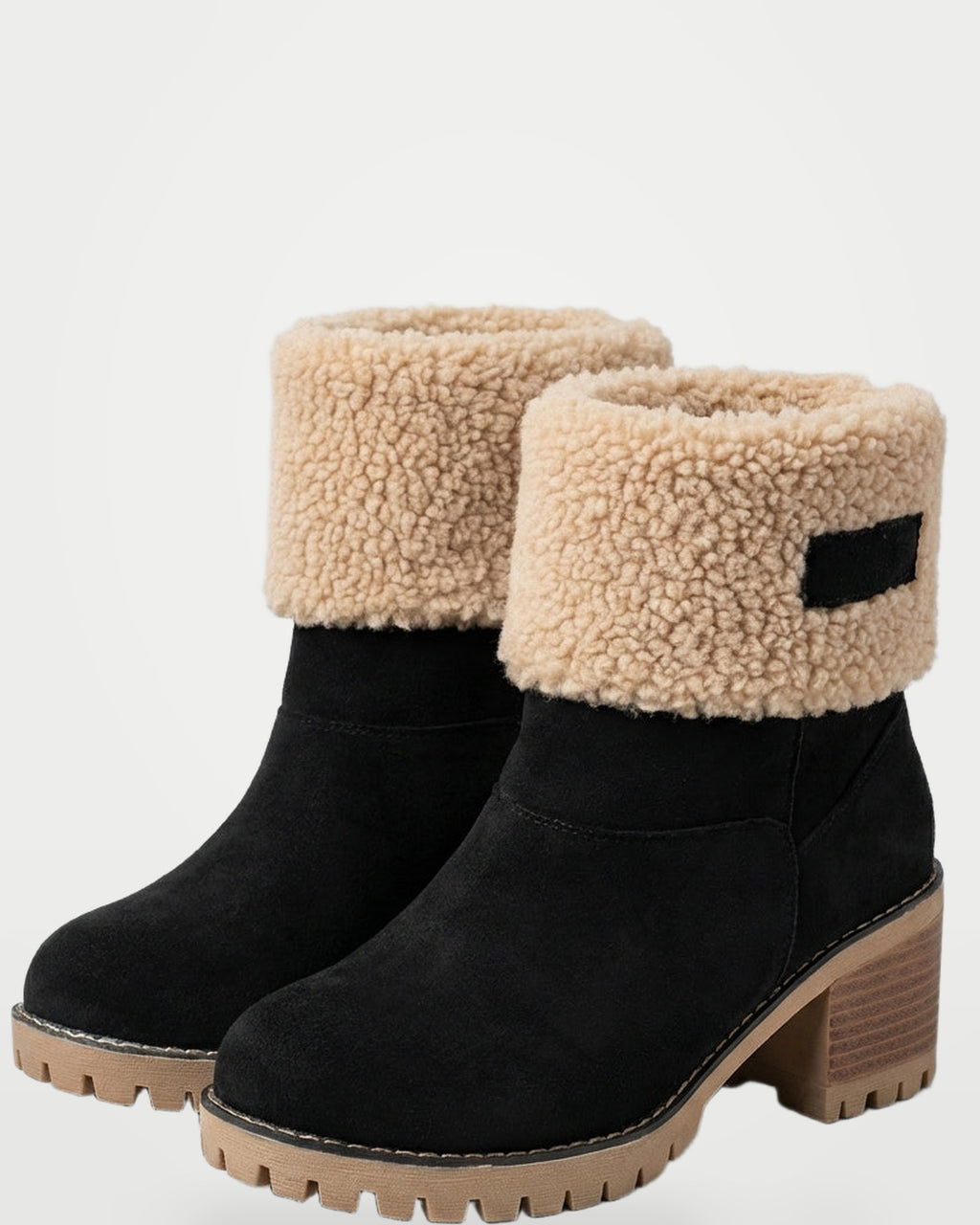 The Athletics Society | Women's Suede Sherpa Snow Boots - 2