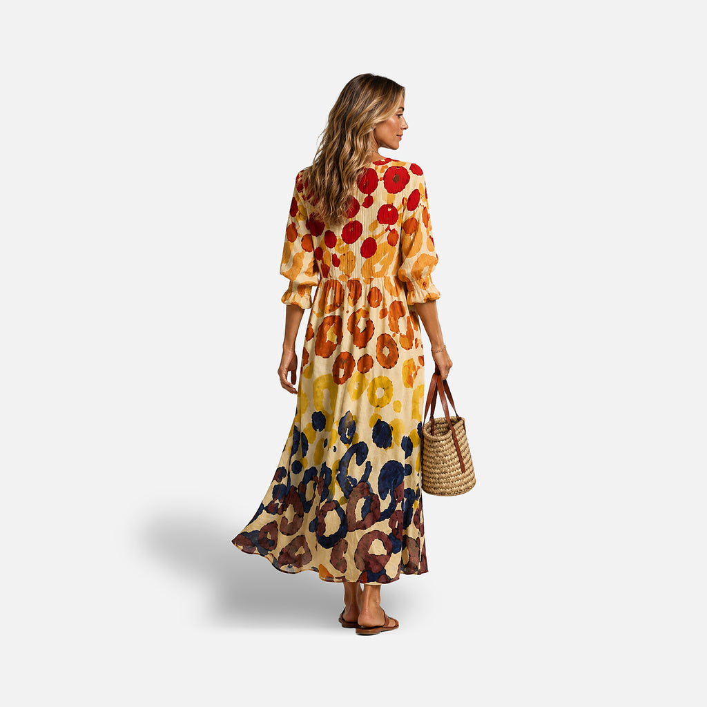 The Athletics Society | Women's Relaxed Printed Shirt Dress - 2