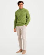 The Athletics Society | Men's Wool Cable Knit Sweater - 8