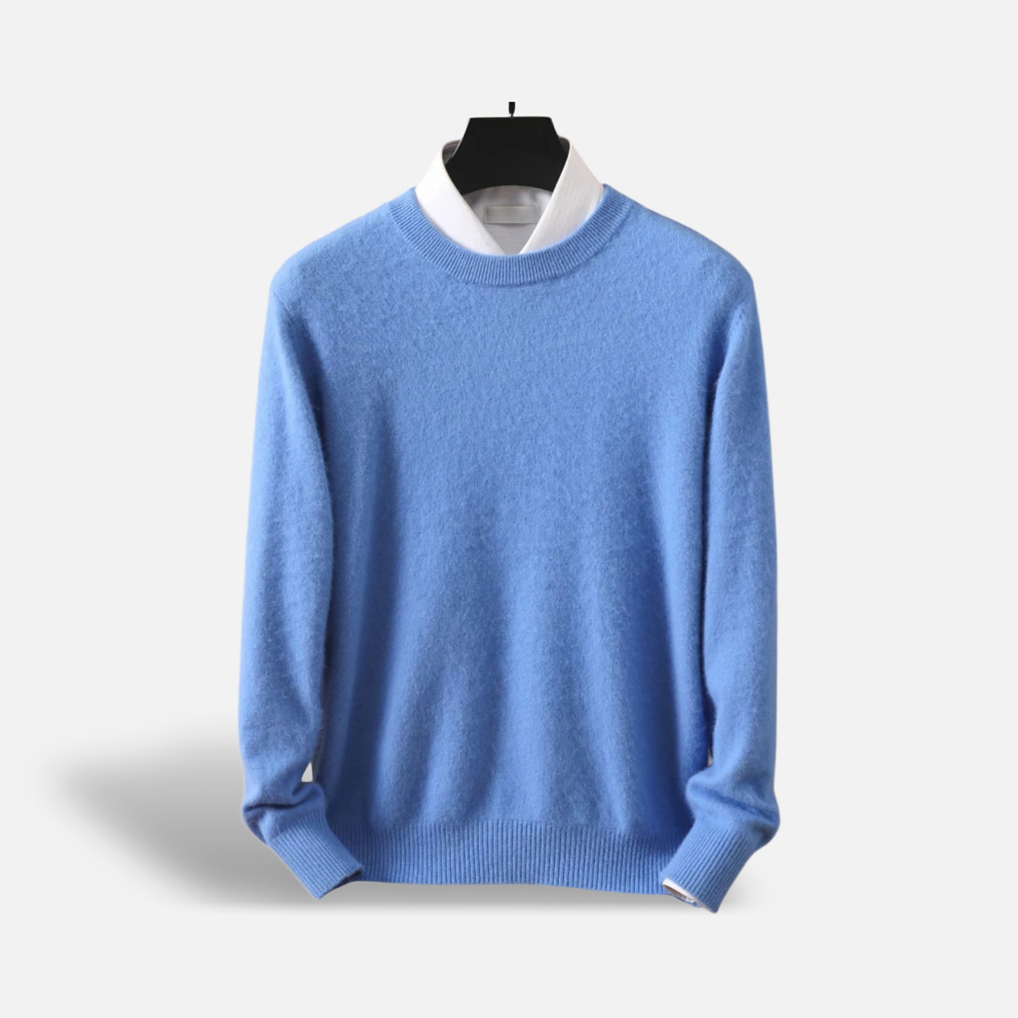 The Athletics Society | Men's Cashmere Crewneck Sweater Lightweight Warm Knit S–3XL - 9