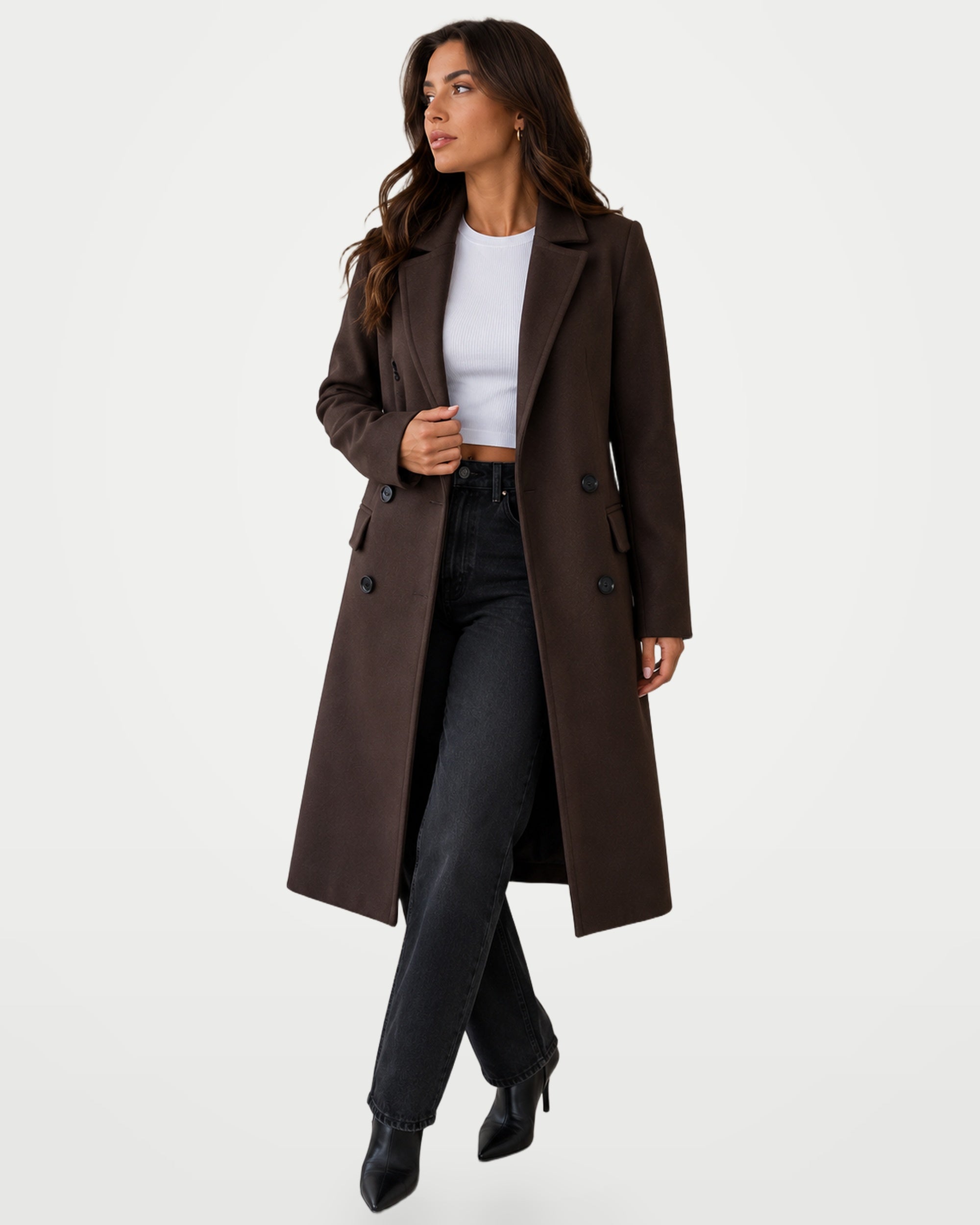 The Athletics Society | Women's Tailored Long Everyday Coat - 1