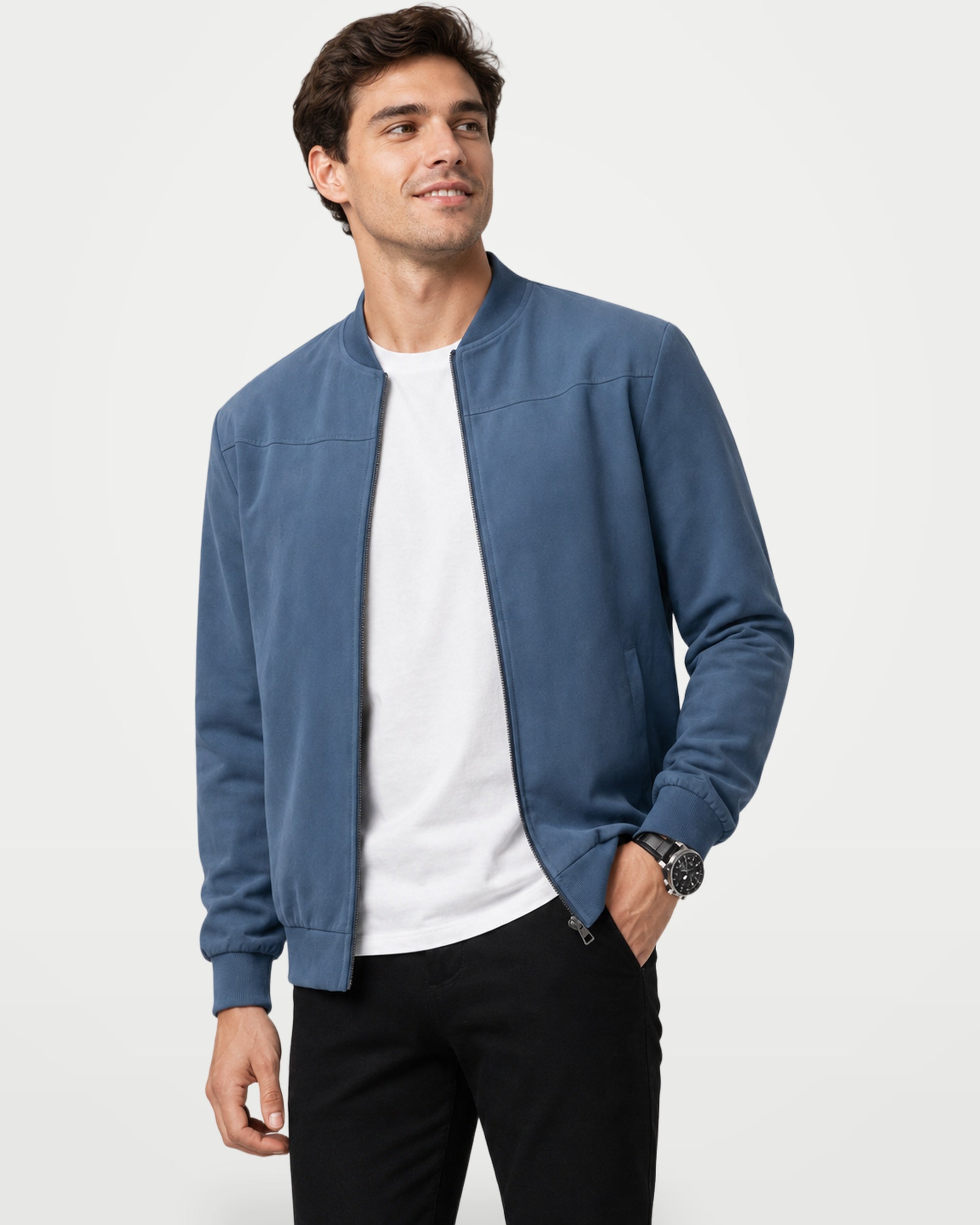 The Athletics Society | Men's Lightweight Summer Bomber Jacket - 5