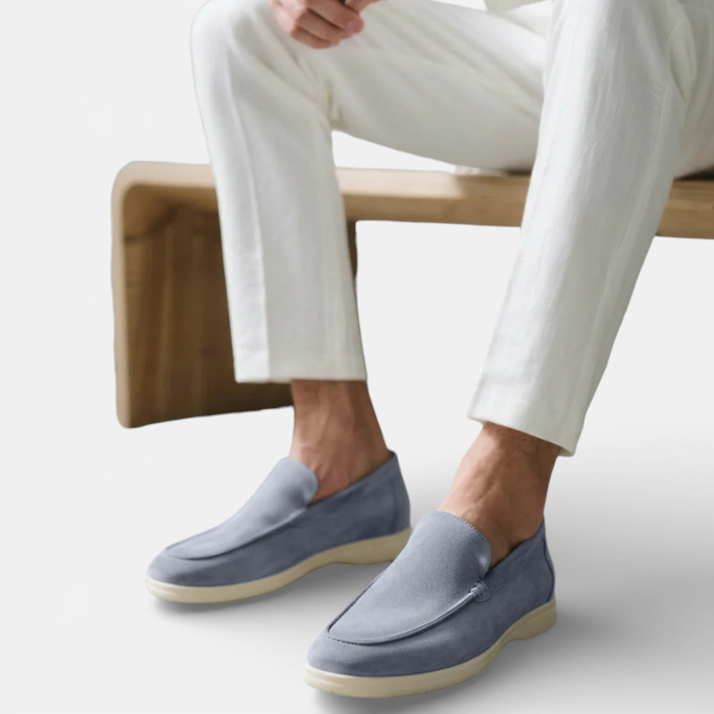 The Athletics Society | Men’s Classic Suede Penny Loafers