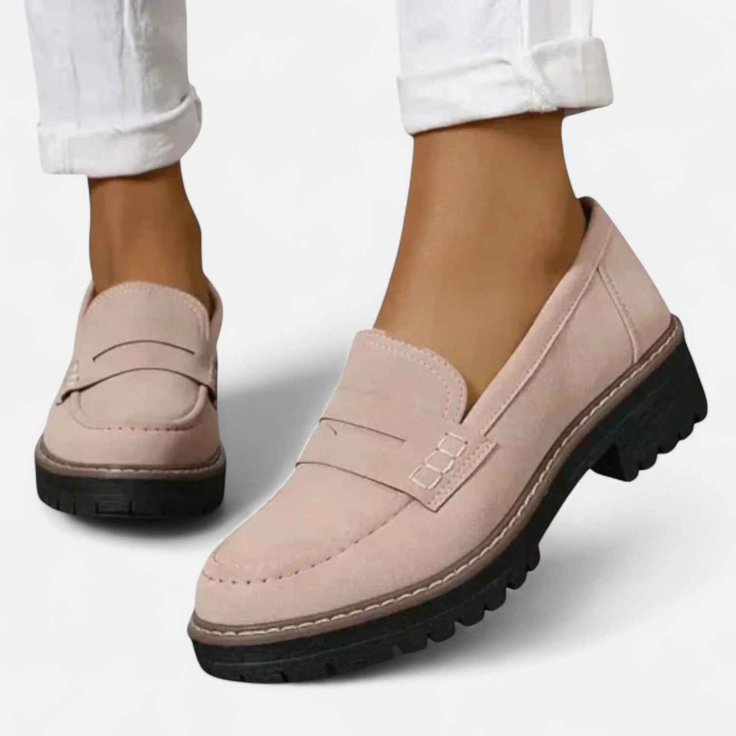 The Athletics Society | Women's Leather Orthopedic Loafers - 5