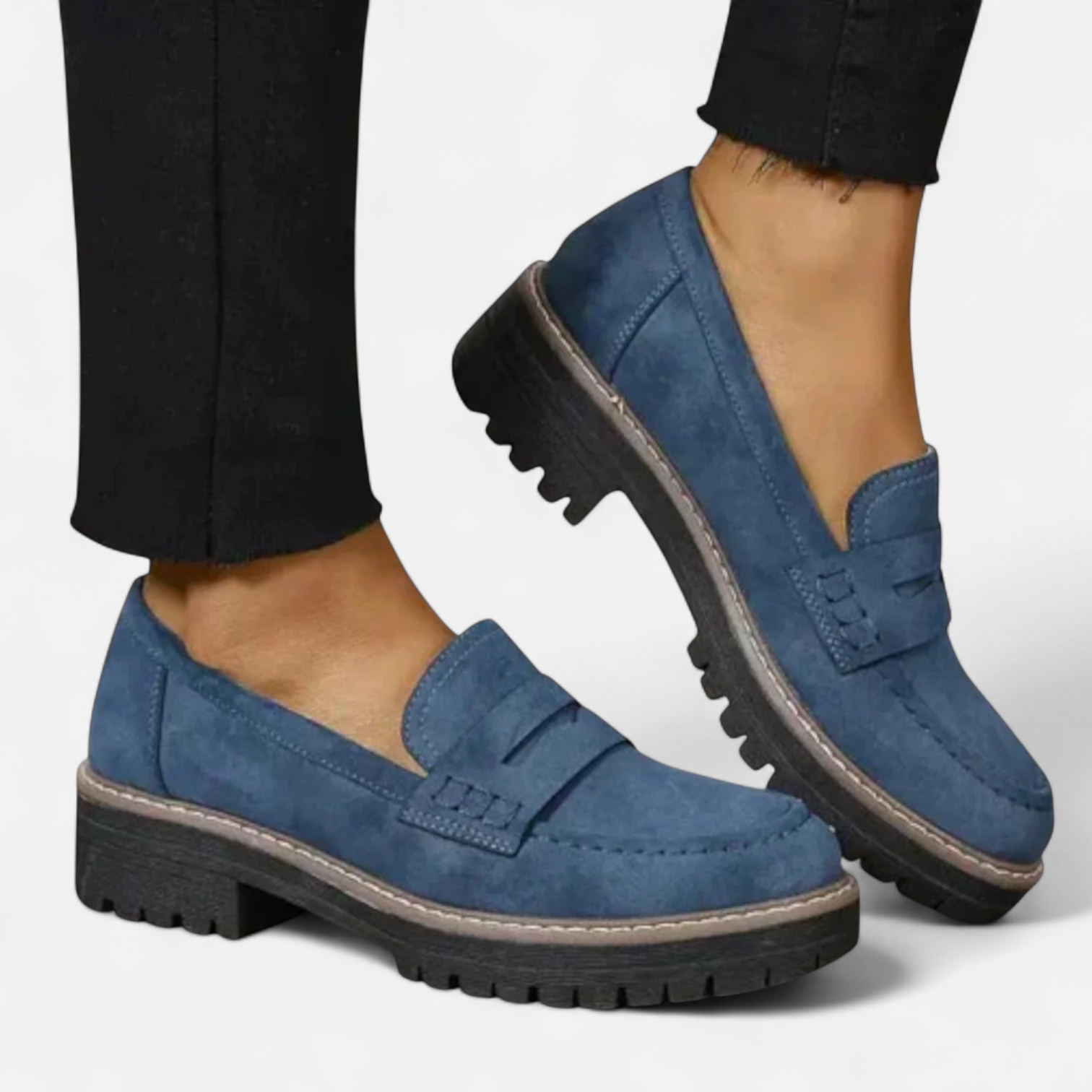 The Athletics Society | Women's Leather Orthopedic Loafers - 7