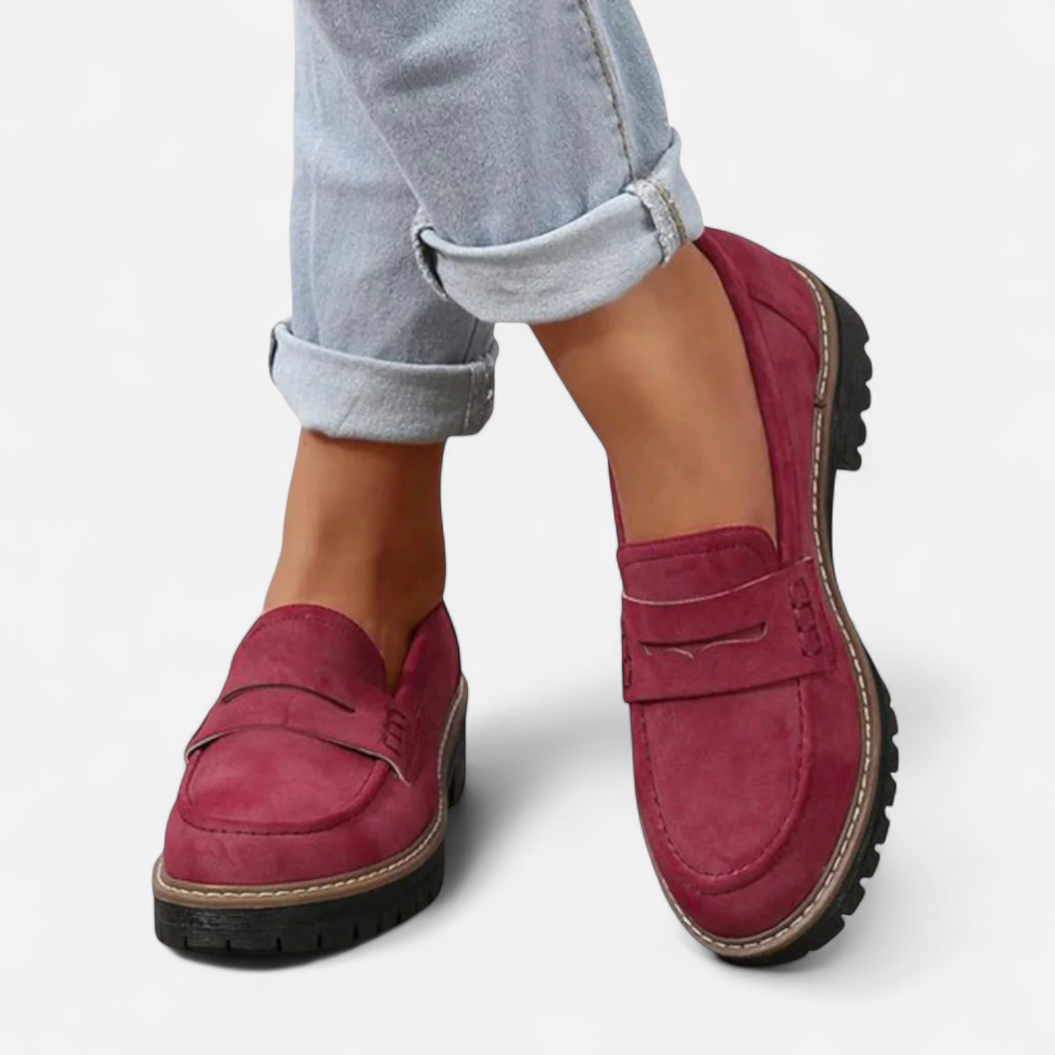 The Athletics Society | Women's Leather Orthopedic Loafers - 4
