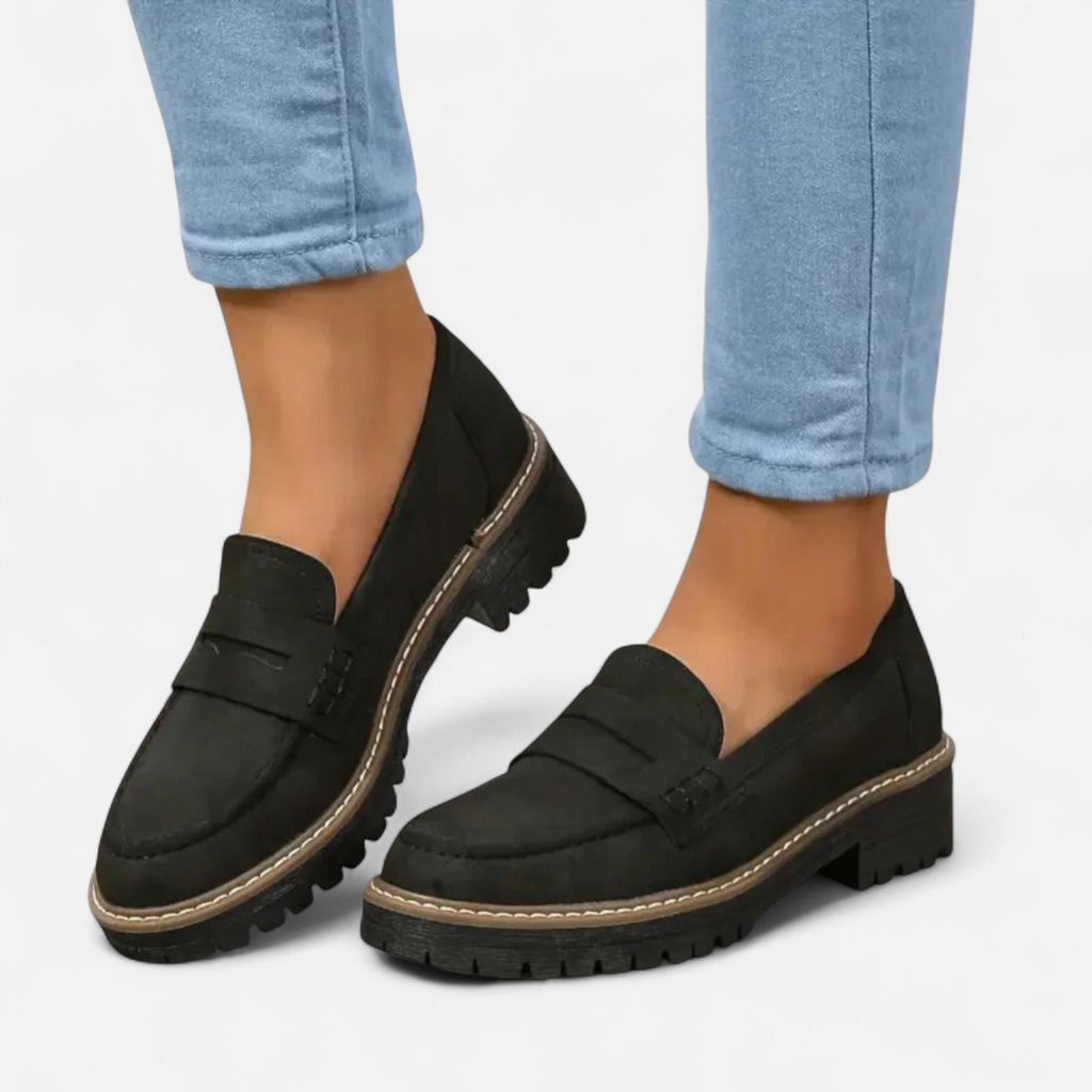 The Athletics Society | Women's Leather Orthopedic Loafers - 1