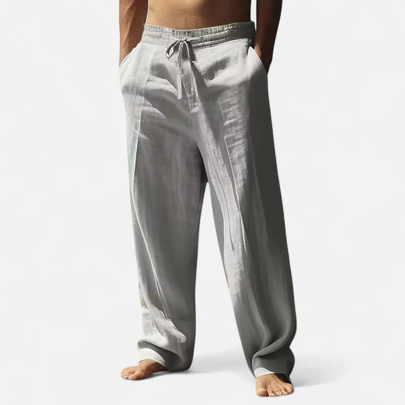 The Athletics Society | Men’s Linen Casual Trousers