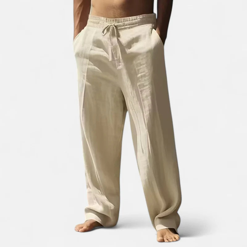 The Athletics Society | Men’s Linen Casual Trousers