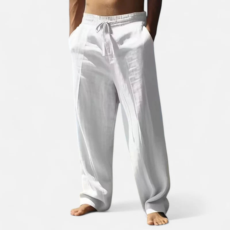 The Athletics Society | Men’s Linen Casual Trousers