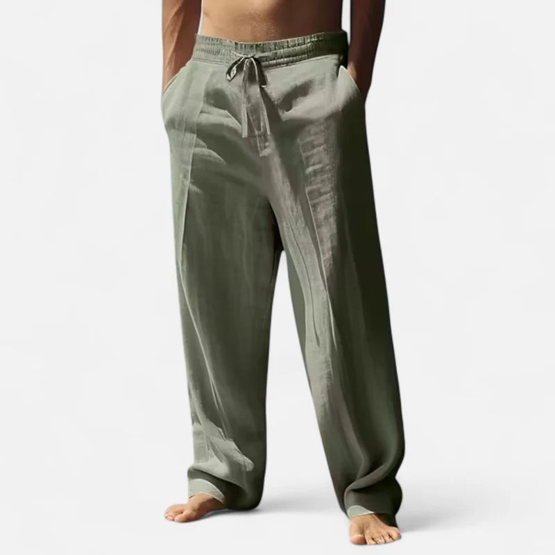 The Athletics Society | Men’s Linen Casual Trousers