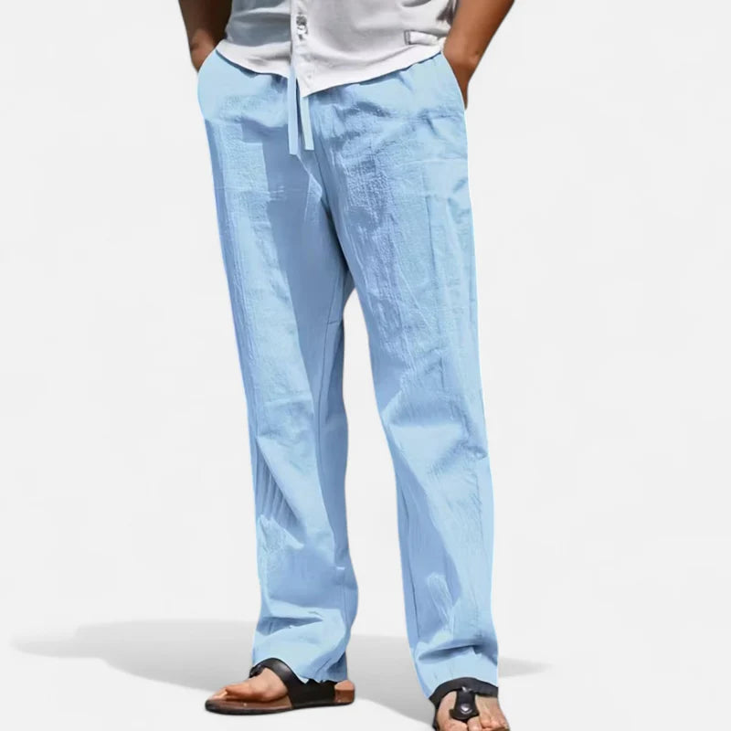 The Athletics Society | Men’s Linen Casual Trousers