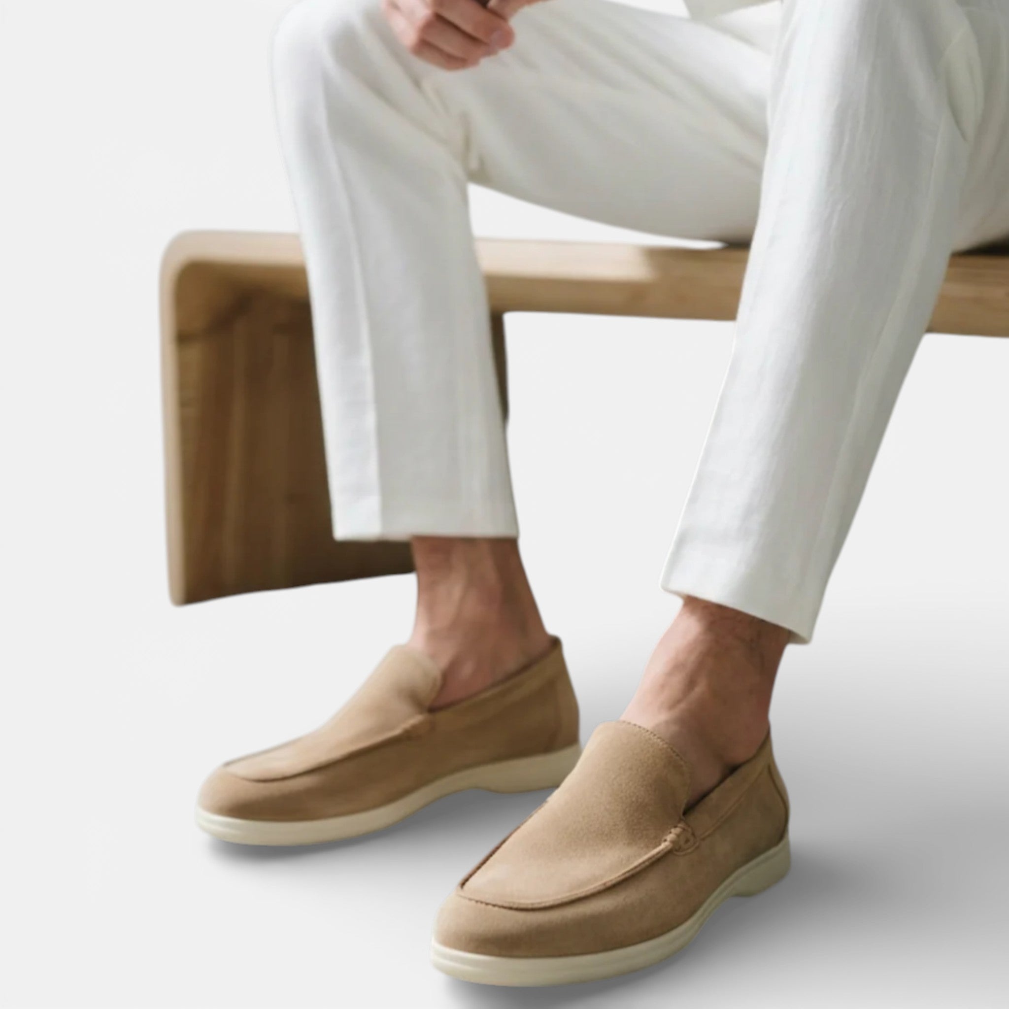 The Athletics Society | Men’s Classic Suede Penny Loafers