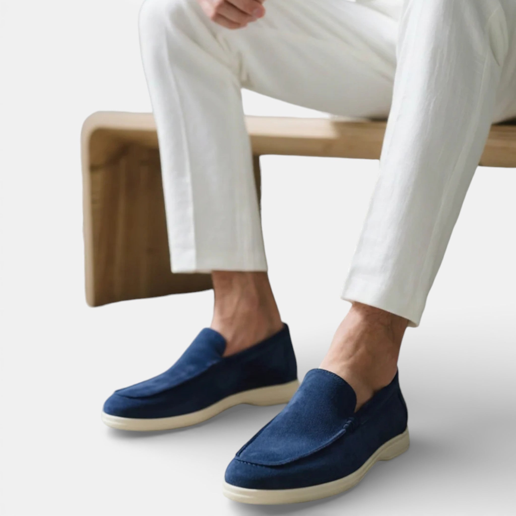 The Athletics Society | Men’s Classic Suede Penny Loafers