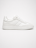 The Athletics Society | Men's White Retro Lace Up Sneakers
