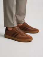 The Athletics Society | Men's White Retro Lace Up Sneakers