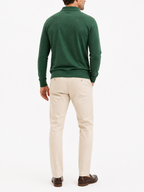 The Athletics Society | Men's Navy Long Sleeve Polo Sweater