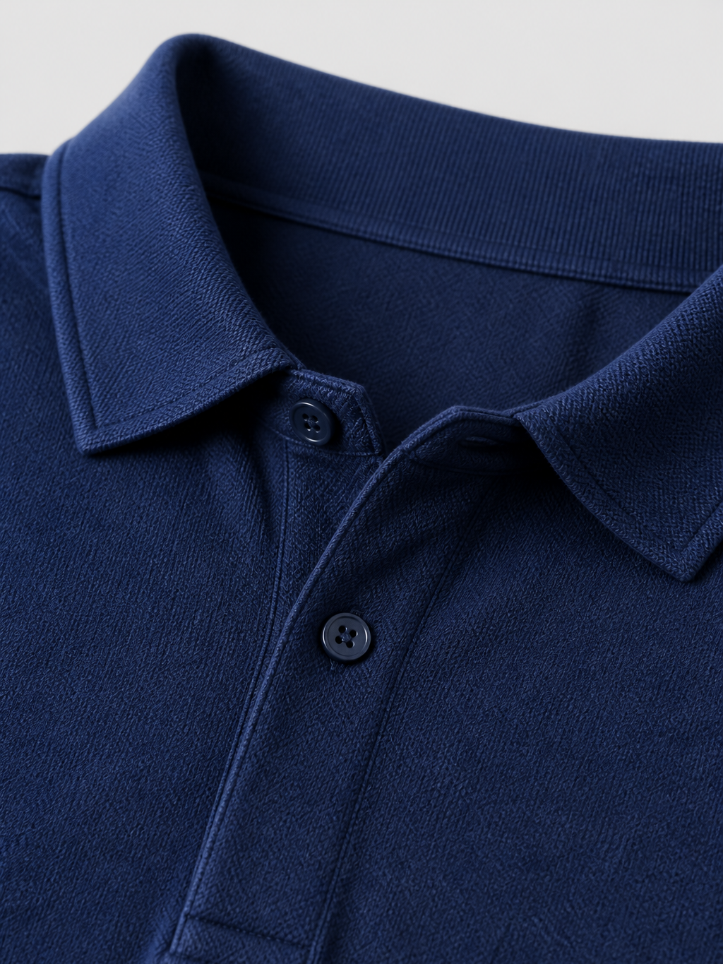 The Athletics Society | Men's Navy Long Sleeve Polo Sweater