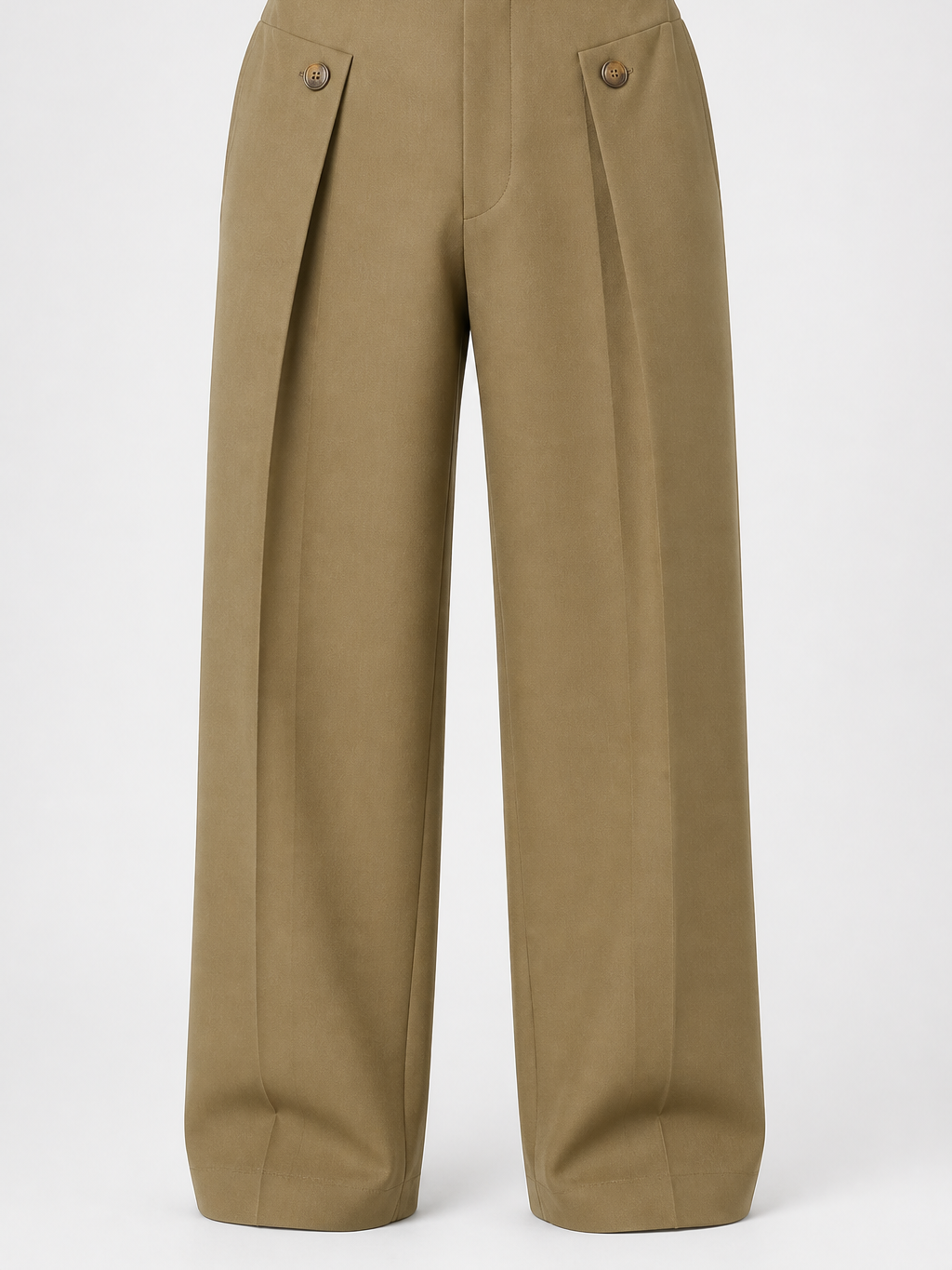 The Athletics Society | Mens Black Wide Leg Pleated Pants