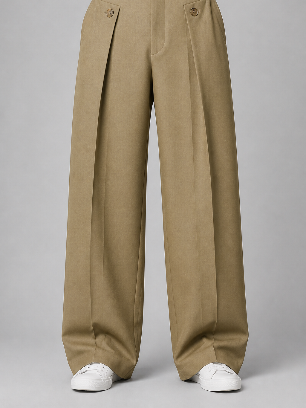 The Athletics Society | Mens Black Wide Leg Pleated Pants