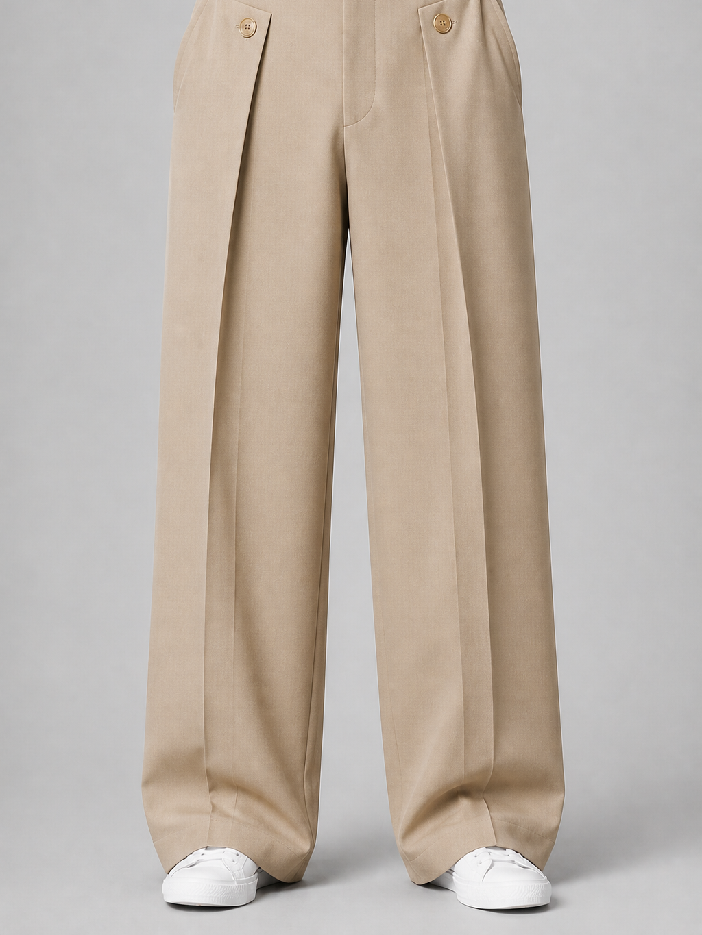 The Athletics Society | Mens Black Wide Leg Pleated Pants