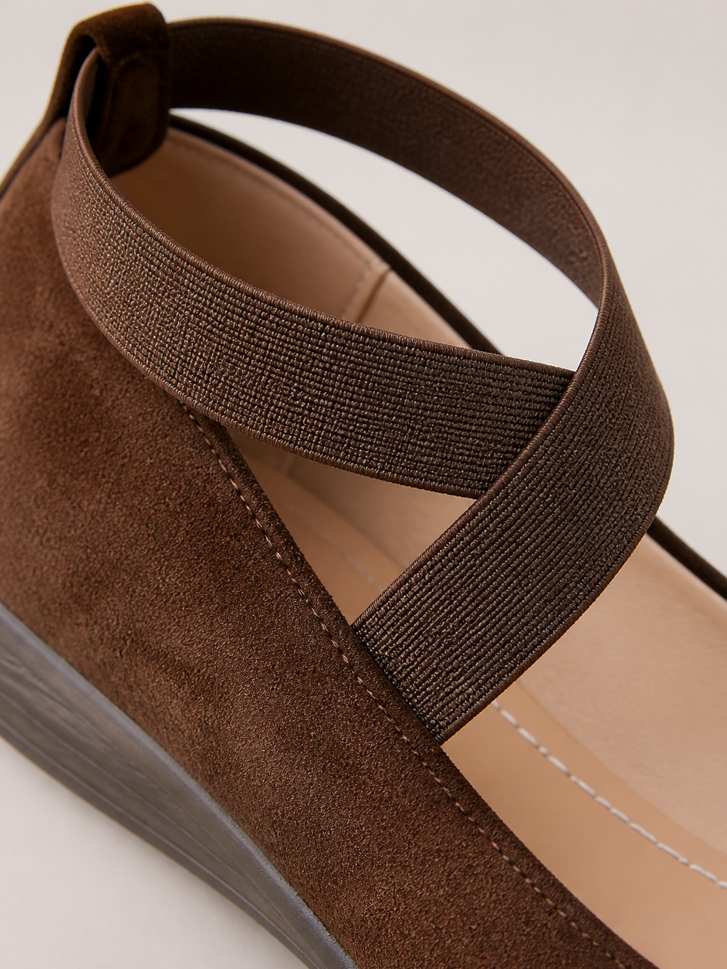 The Athletics Society | Women's Crossover Strap Wedge Ballerinas