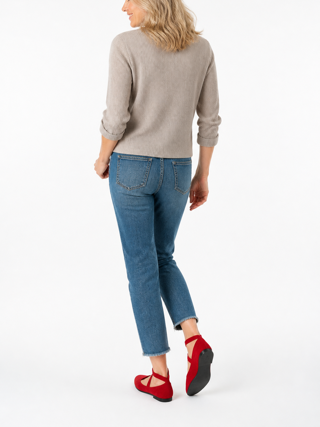 The Athletics Society | Women's Crossover Strap Wedge Ballerinas