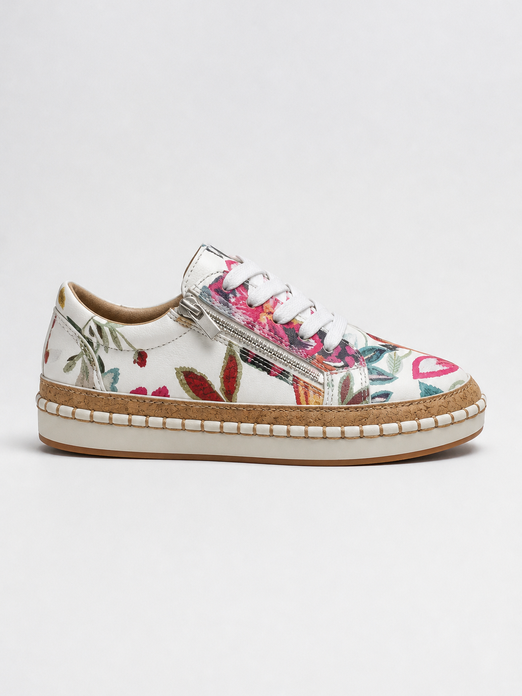 The Athletics Society | Women's Floral Embroidered Sneakers