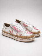 The Athletics Society | Women's Floral Embroidered Sneakers