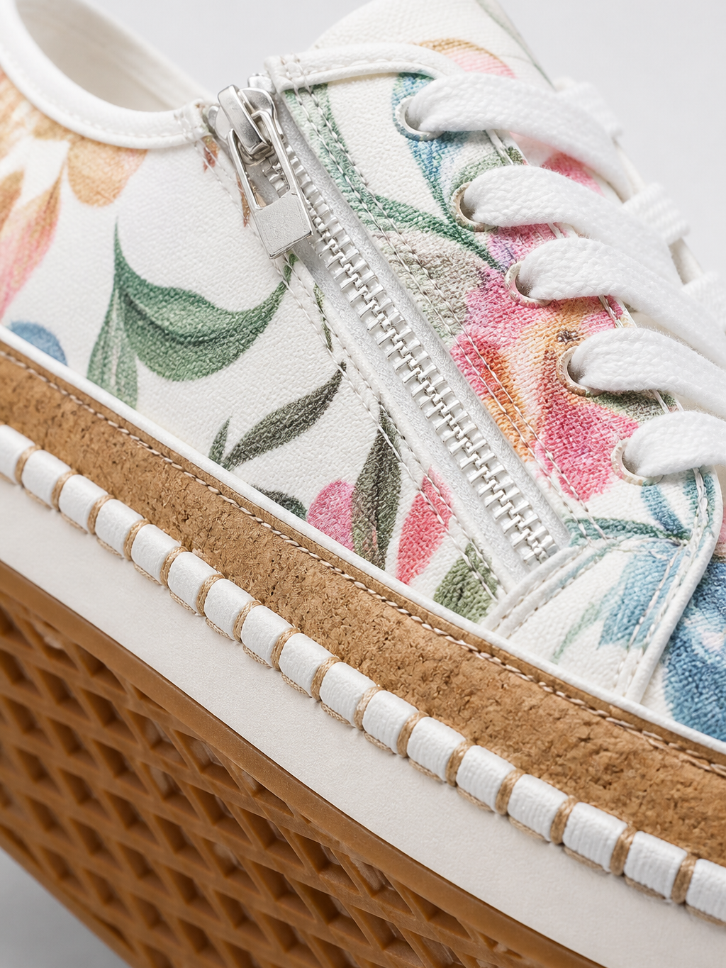 The Athletics Society | Women's Floral Embroidered Sneakers