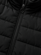 The Athletics Society | Women Light Green Longline Quilted Puffer Hooded Coat