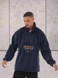 The Athletics Society | Men's Half Zip Fleece Sweater - 2