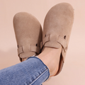 The Athletics Society | Women's Orthopedic Suede Slippers - 1