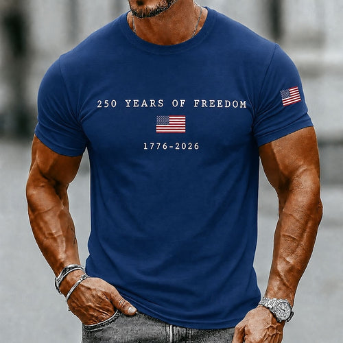The Athletics Society | Men's Patriotic American Flag T-Shirt - 2