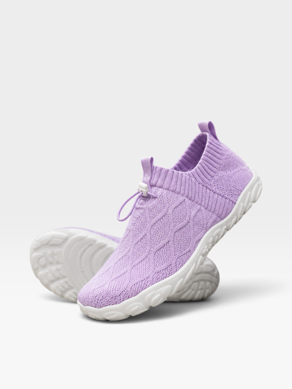 The Athletics Society | Women's Lightweight Knit Slip-On Sneakers