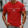The Athletics Society | Men's Patriotic American Flag T-Shirt - 1