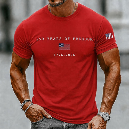 The Athletics Society | Men's Patriotic American Flag T-Shirt - 1