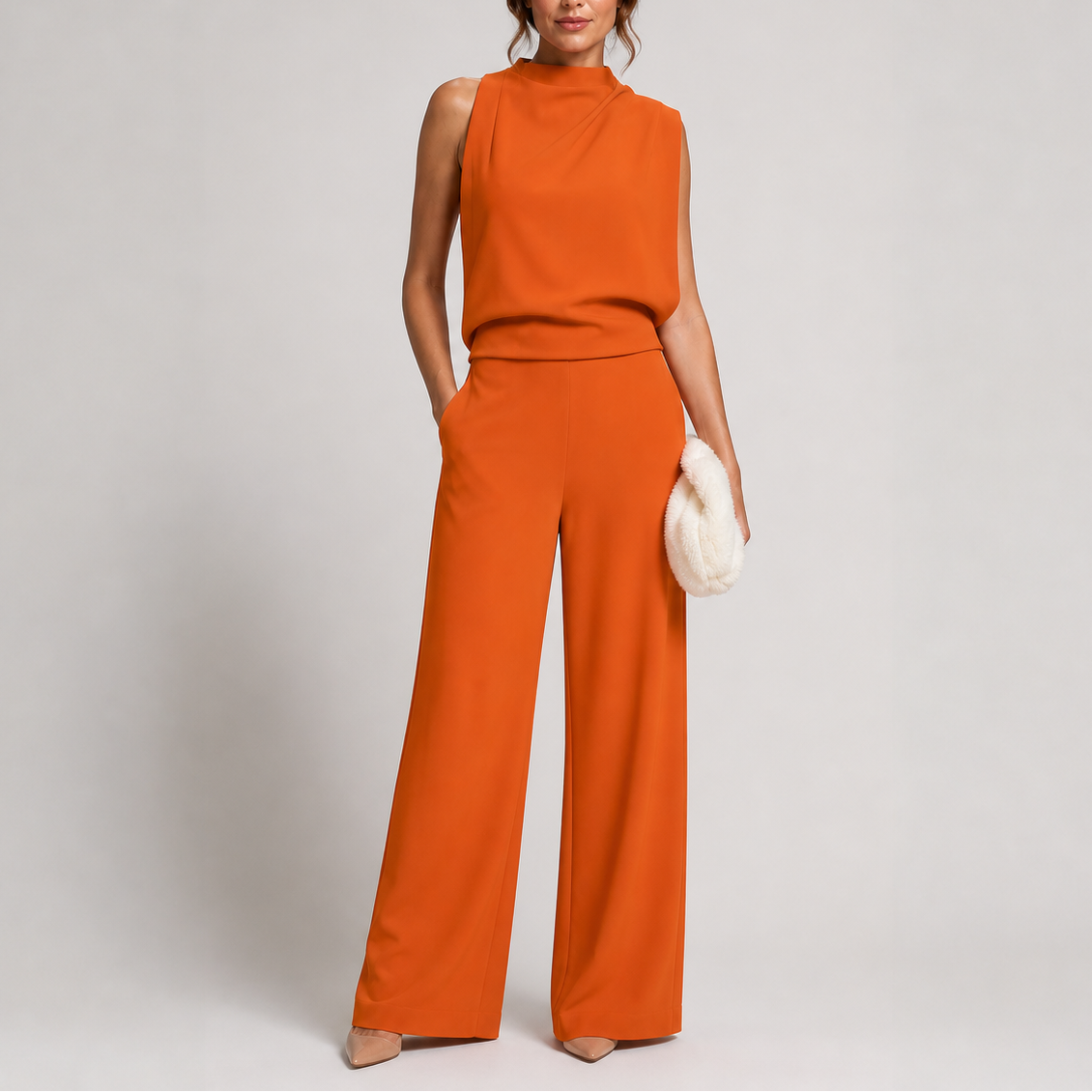 The Athletics Society | Women's Relaxed Wide-Leg Jumpsuit - 5