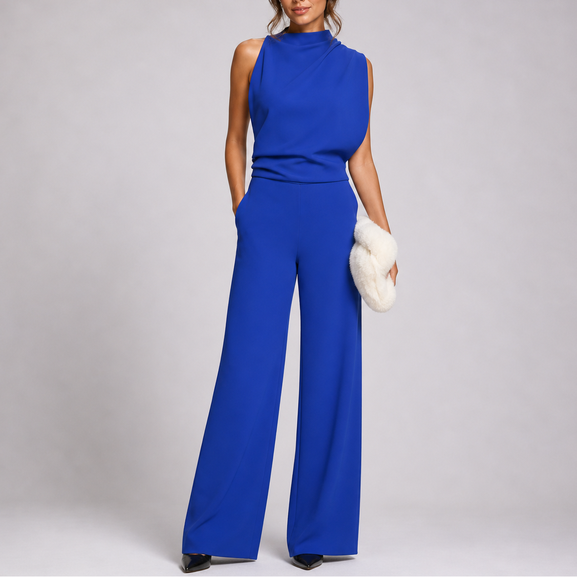 The Athletics Society | Women's Relaxed Wide-Leg Jumpsuit - 6