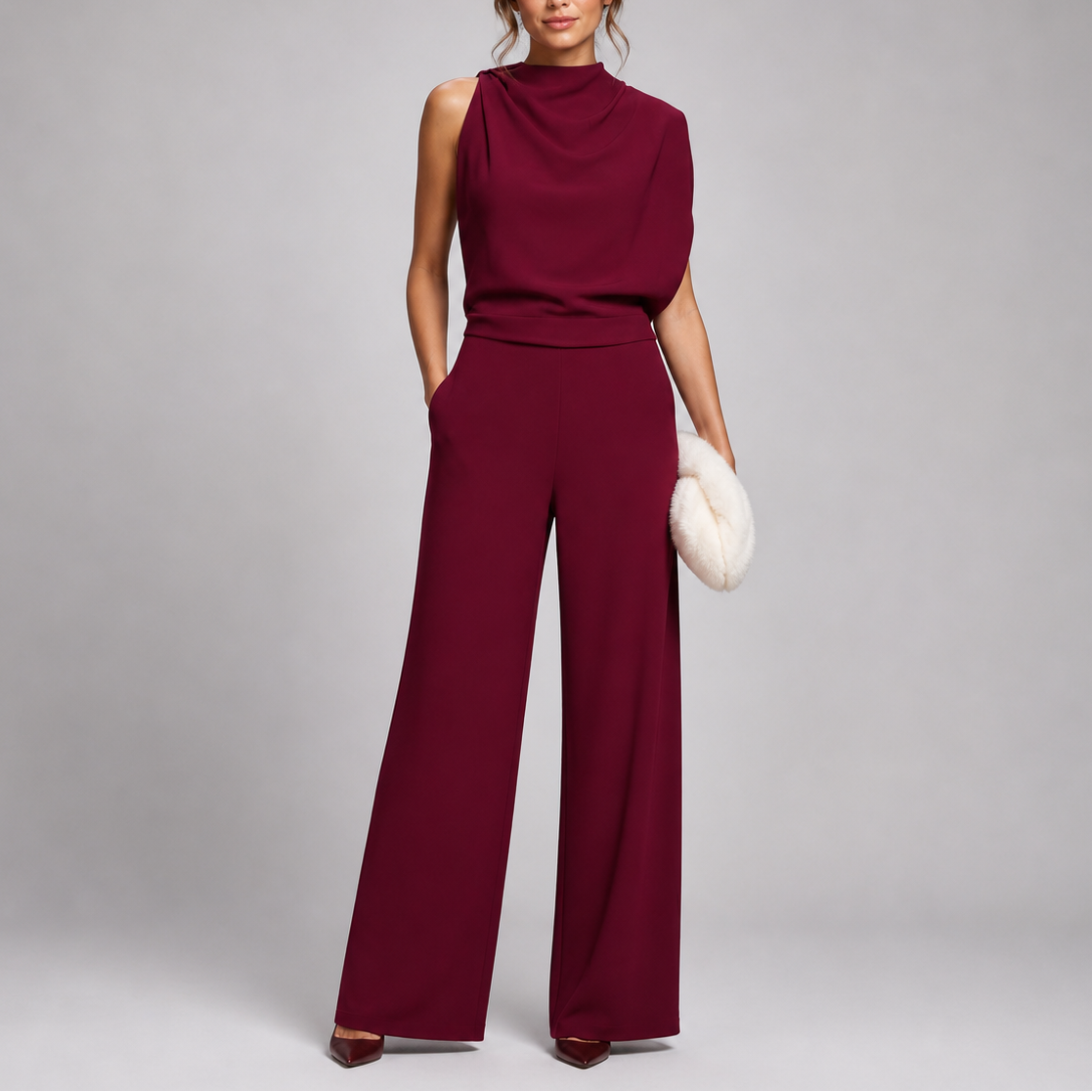 The Athletics Society | Women's Relaxed Wide-Leg Jumpsuit - 7