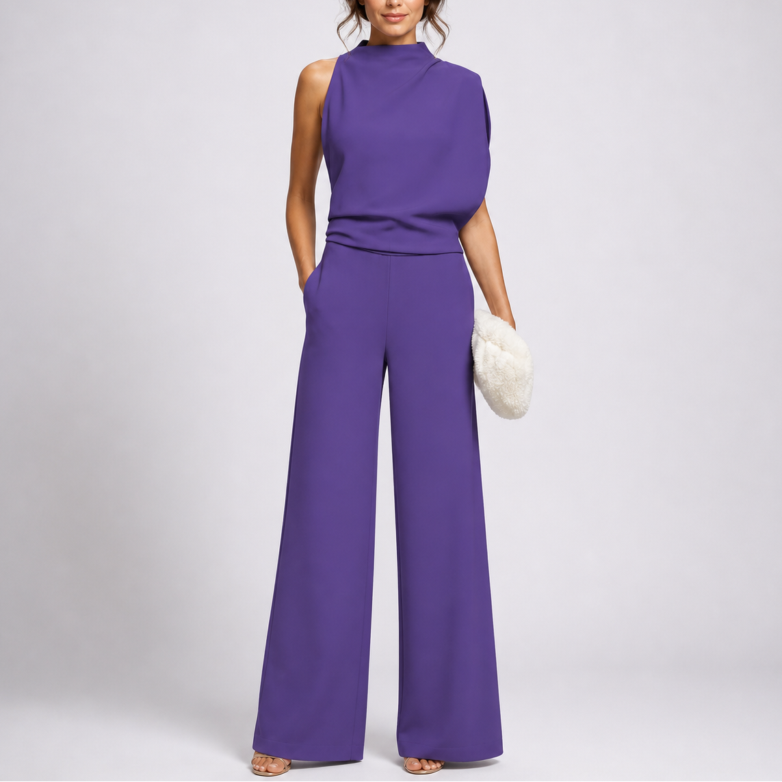 The Athletics Society | Women's Relaxed Wide-Leg Jumpsuit - 3