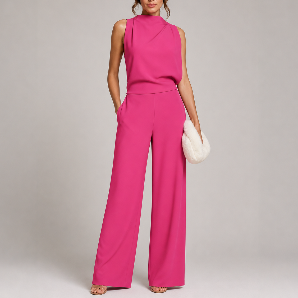 The Athletics Society | Women's Relaxed Wide-Leg Jumpsuit - 4